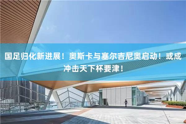 国足归化新进展！奥斯卡与塞尔吉尼奥启动！或成冲击天下杯要津！